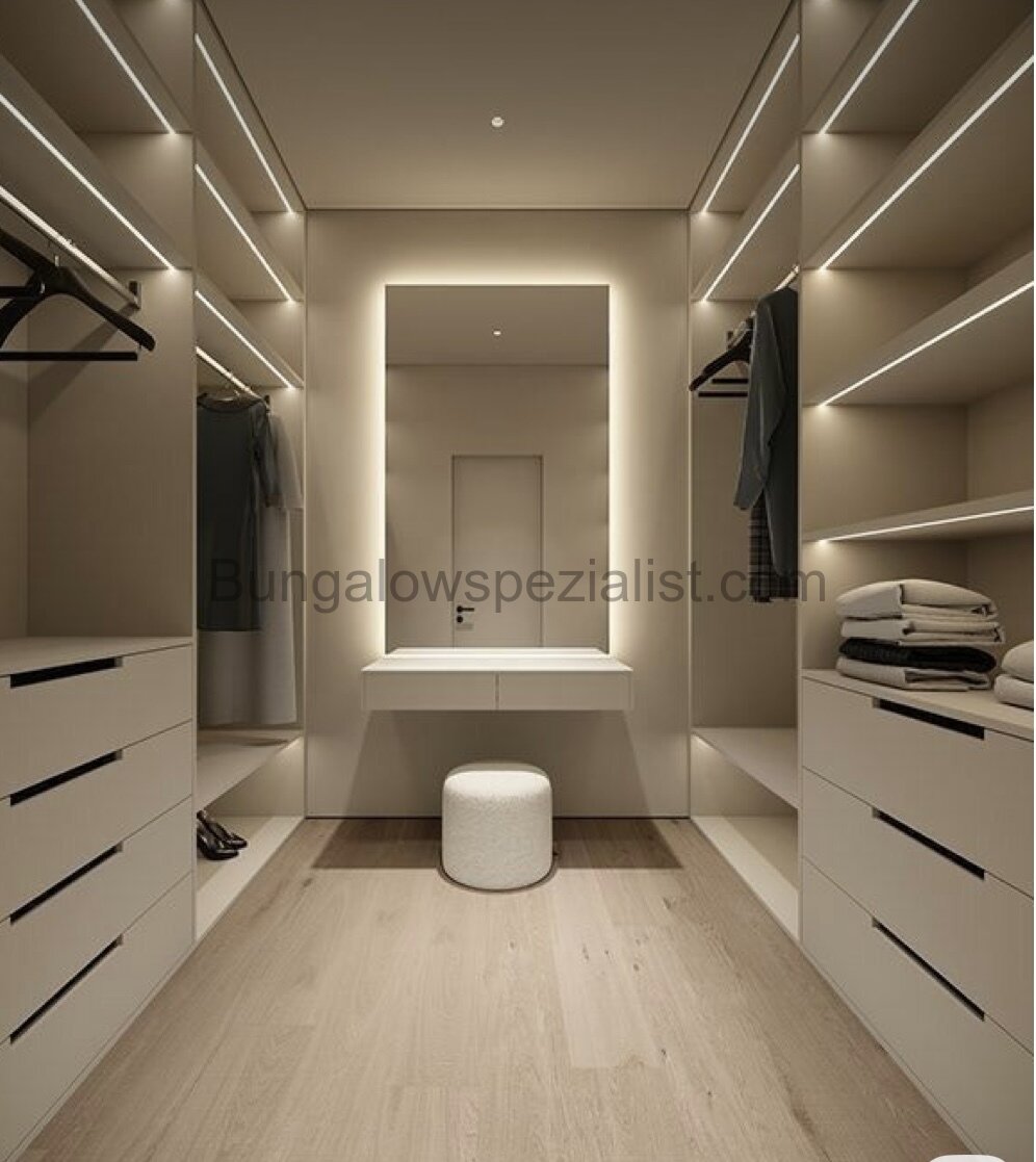 Rechteckbungalow (100 Qm) vom Bungalowspezialisten barrierefrei / PV /4 Zi / WP / FB