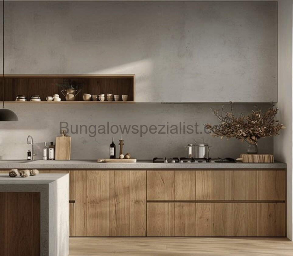 Rechteckbungalow (100 Qm) vom Bungalowspezialisten barrierefrei / PV /4 Zi / WP / FB