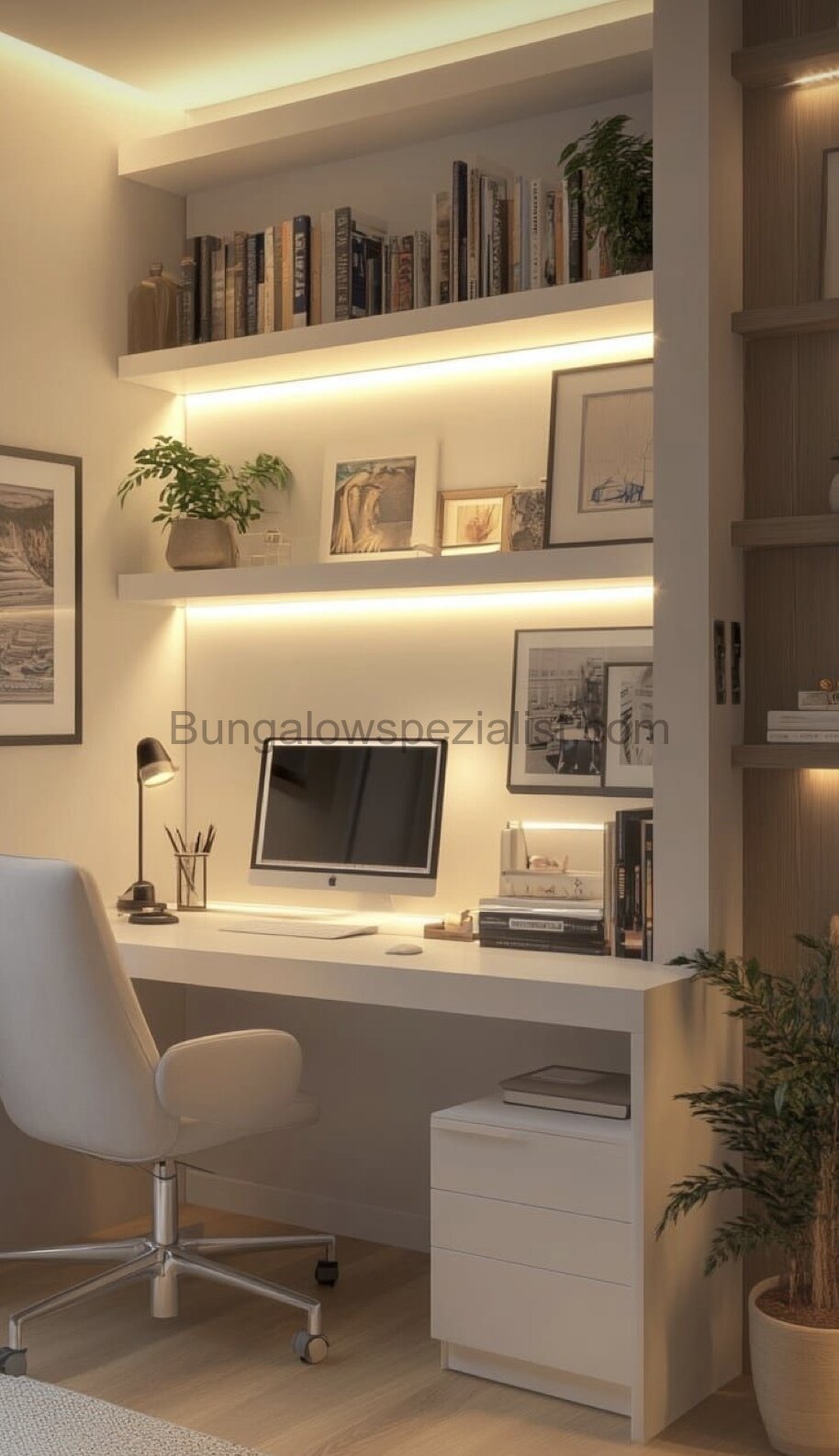 Rechteckbungalow (100 Qm) vom Bungalowspezialisten barrierefrei / PV /4 Zi / WP / FB