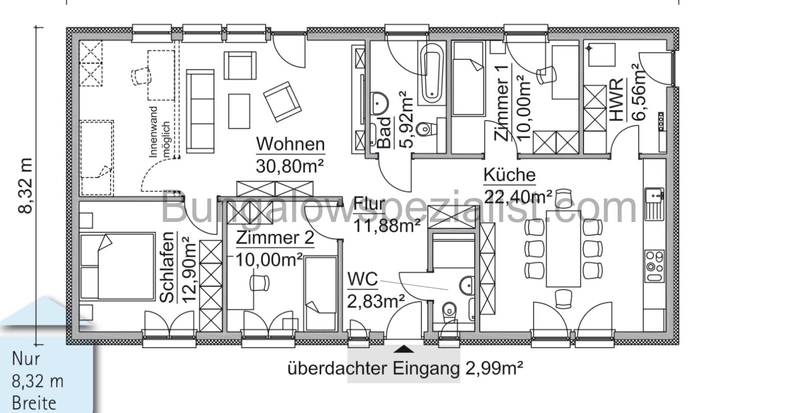 Familienbungalow vom Bungalowspezialisten 4 ZI ( 5 ZI) / PV- Anlsge / WP / FB / Schlüsselfertig