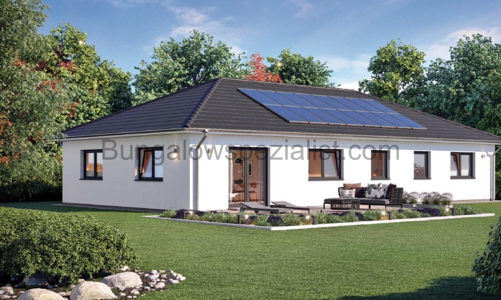Bungalow mit 4 Zi vom Bungalowspezialisten Schlüsself. / PV- Anlage / FB / WP