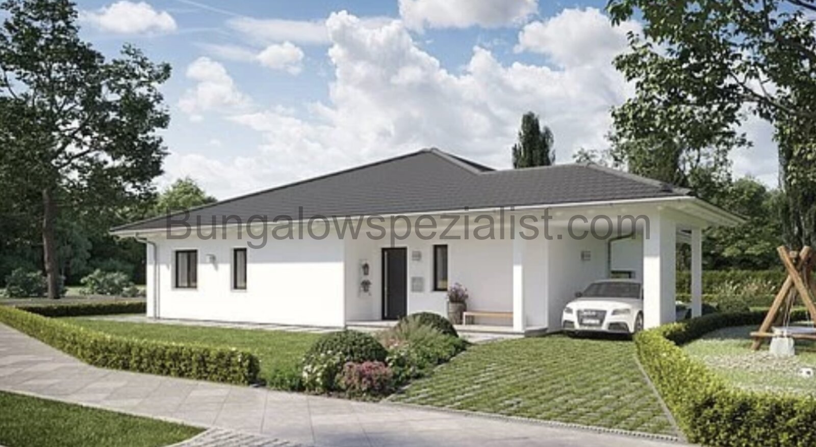 Bungalow mit Einliegerwohnung für die Enkelin oder Pflegepersonal oder ein Elternteil