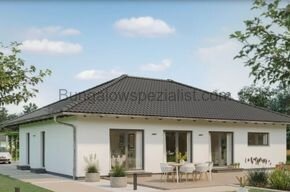 Bungalow 96 Qm vom Bungalowspezialisten optimale Aufteilng / PV / Schlüsself. / FB / WP
