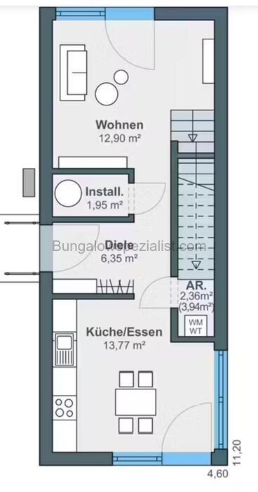 Hier ist die optimale Lösung für kleine oder schmale Grundstücke in Lahde PV- Anlage / FB / WP Schlüsself.