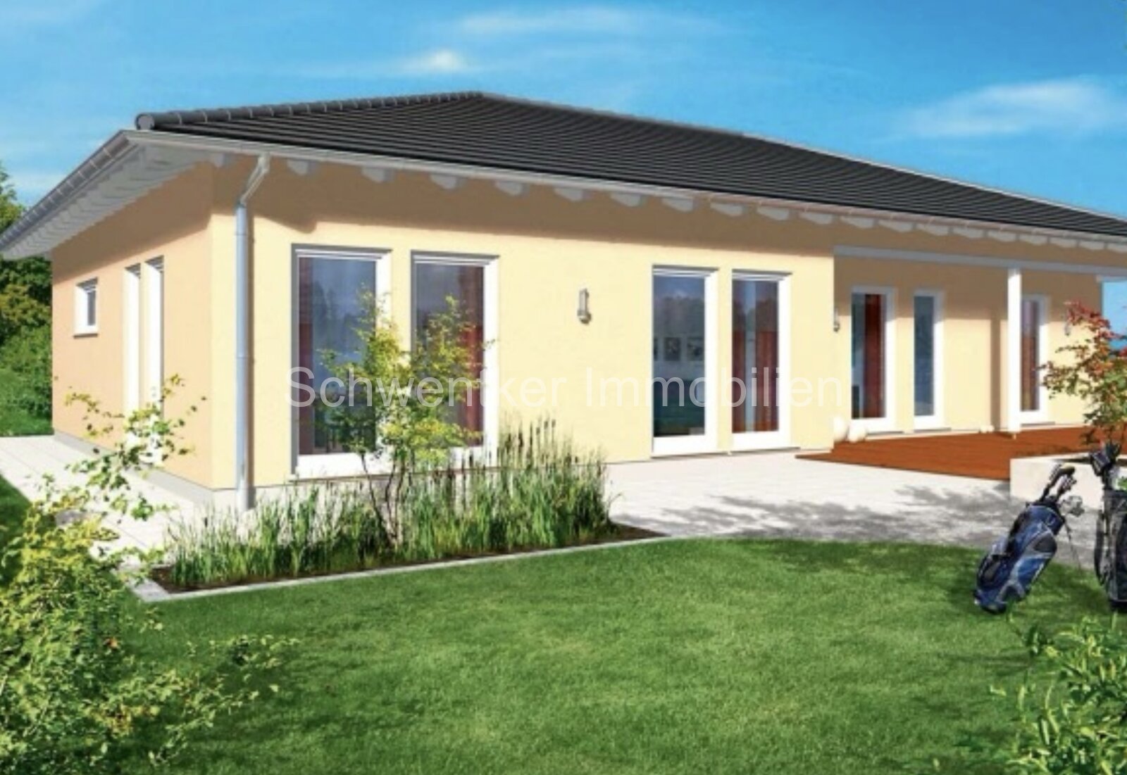 Bungalow ( 50 Qm) DHH mit Grundst. in Lahde / monatliche Finanzierungsrate 854,-- incl vom Bungalowspezialisten aus unserer EASY- HOME- SERIE mit PV