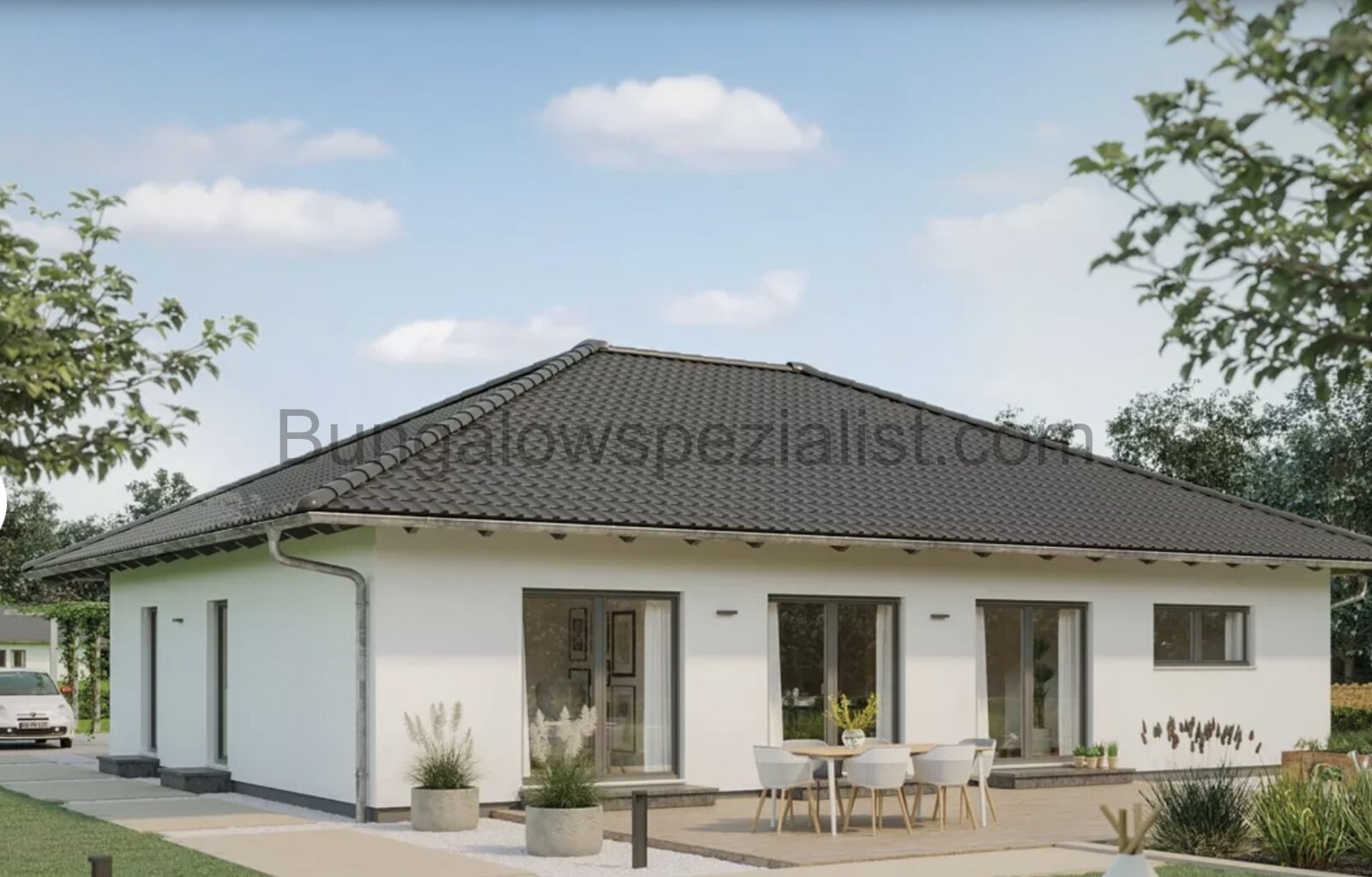 Bungalow mit Grundst. in Bückeburg großzügig barrierearm schlüsselfertig 134 Qm vom Bungalowspezialisten PV- Anlage WP / FB