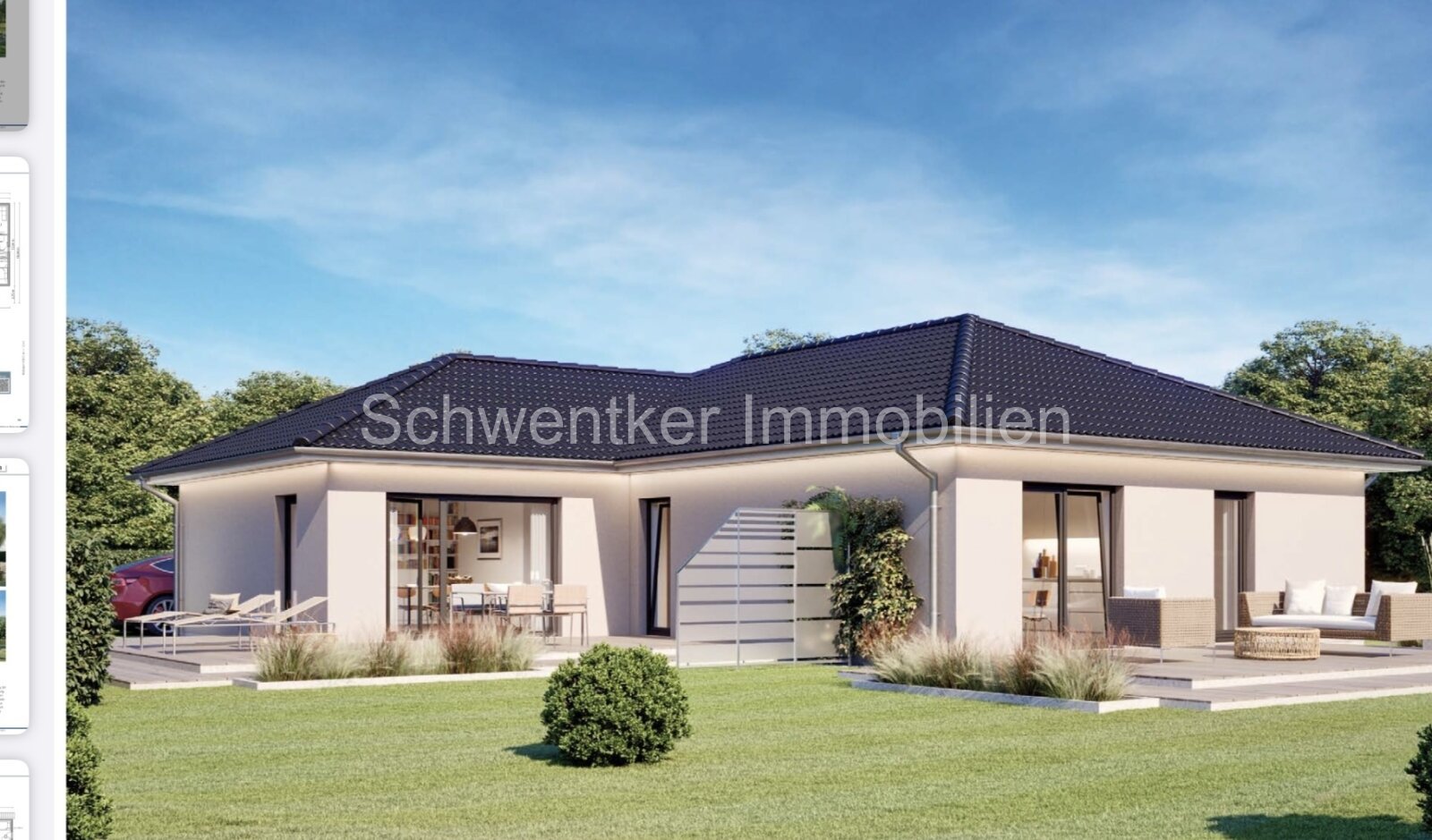 Bungalow mit Einliegerwohnung für die Pflege oder für die Enkelin